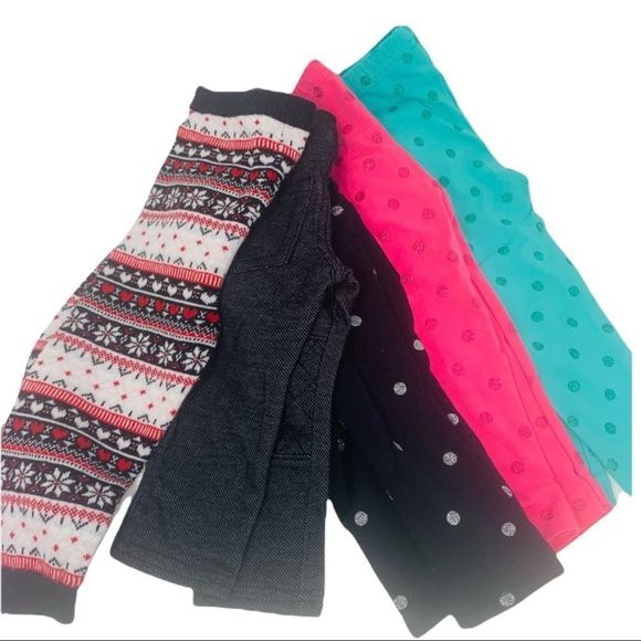 Girls Sz 12 Months Bundle of Leggings - Picture 2 of 7
